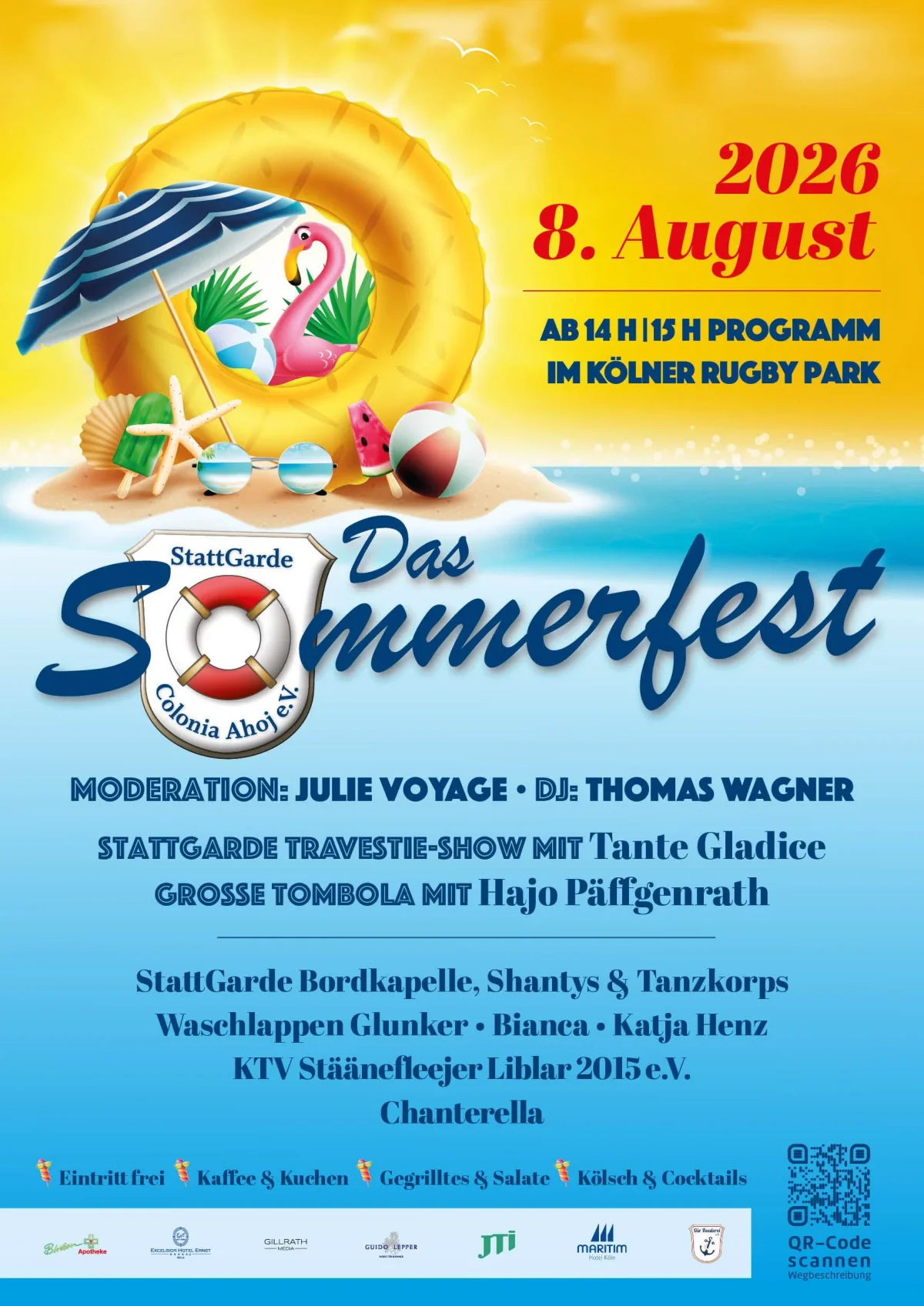 Sommerfest Stattgarde Colonia Ahoi 2026